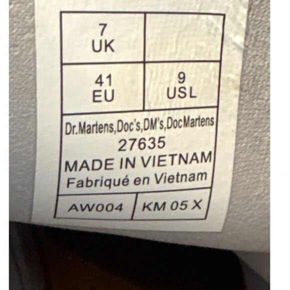 Dr. Martens 1460 Patent Leather Gray Ankle Boots Women's US 9 UK 7 EU 41 - Picture 5 of 6